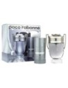 Paco Rabanne Set Invictus Eau de Toilette 100ml + Desodorante en Barra 75ml para Hombre