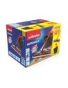 Vileda Mopa Fregona Con Cubo de Doble Acción Ultramax Microfibra Negro y Rojo