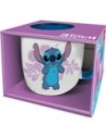 Stor Taza Elite Stitch Flores 380 Ml Diseño Exclusivo Disney
