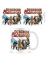 Pyramid International Taza de Desayuno Dragones y Mazmorras Grupo Retro 315 Ml