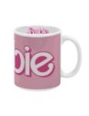 Arditex Taza de Cerámica Barbie Logo Rosa/blanco 350 Ml