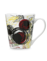 Egan Taza Mickey Mouse Puntos Rojos ArtWork Cerámica 350 Ml