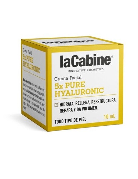 la_cabine_5x_pure_hyaluronic_cream_10_ml_crema_ligera_hidratante_con_Ácido_hialurónico_8435534409524_oferta
