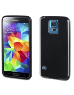 Muvit Minigel - Funda para Samsung Galaxy S5, negro - Electrónica - Kiwiku.com