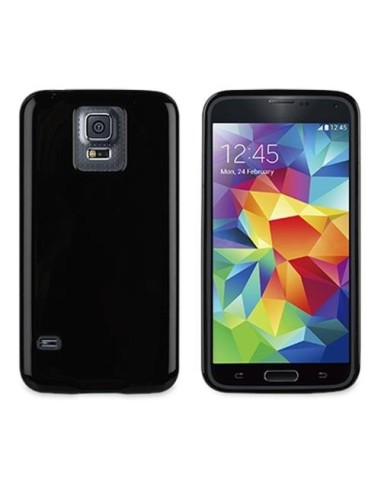 Muvit Minigel - Funda para Samsung Galaxy S5, negro - Electrónica - Kiwiku.com