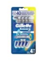 Gillette Sensor3 Comfort Cuchilla Afeitar Desechable 4 Unidades