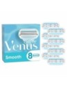 Gillette Venus Cuchillas de Afeitar Smooth para Mujer, 8 Cuchillas de Repuesto Con Triple Cuchilla