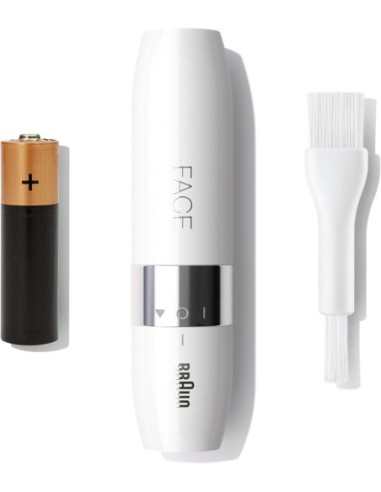Depiladora Facial Mini Braun FS1000 Blanca Para Mujer Con Luz Smartlight - Kiwiku