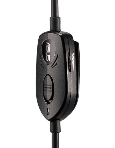 ASUS Echelon - Auricular gaming con diseño camuflaje, altavoces de neodimio de 5 0mm, conector de 3.5 mm y micrófono, negro y g
