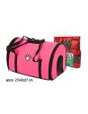 Bolsa transporta-mascotas plegable colores surtidos, mct mascotas, 42x27x27cm.
