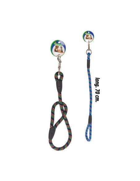 Correa de perro cordón modelos surtidos, mct mascotas, 70cm.