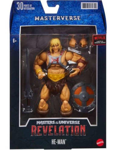 Compra Figura He-Man Classic 18 Cm Masters Of The Universe Revelation Gyv09 En Kiwiku