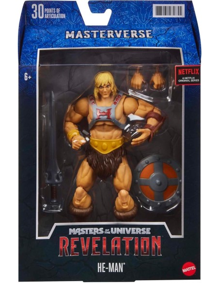 Compra Figura He-Man Classic 18 Cm Masters Of The Universe Revelation Gyv09 En Kiwiku