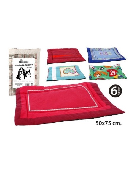 Almohada para mascotas modelos surtidos, mct mascotas, 50x75cm.
