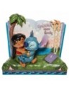 Enesco Figura Decorativa Disney Lilo & Stitch Libro Ohana 13 Cm Resina Tallada y Pintada A Mano