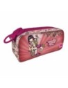 Safta Estuche Portatodo Gorjuss Fairground Carousel Con Tirador Gigante, Color Salmón, 21,5 X 10,5 X 7 Cm
