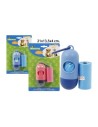 Porta-bolsas para heces de mascotas y recambios colores surt, mct mascotas, 3 piezas