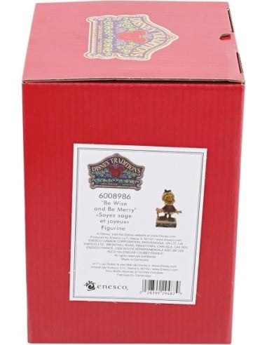 Figura Enesco Disney Traditions Pepito Grillo Navideño 11 Cm Hecha A Mano - Kiwiku