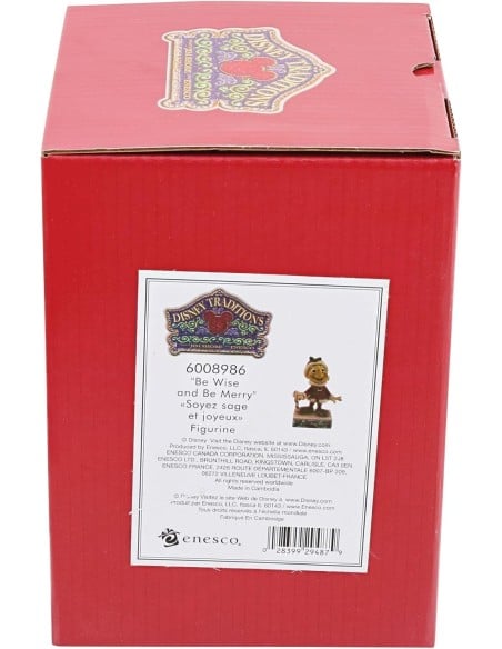 Figura Enesco Disney Traditions Pepito Grillo Navideño 11 Cm Hecha A Mano - Kiwiku