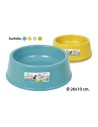 Comedero para mascotas grande bambu colores surtidos, mct mascotas, 26x10cm.