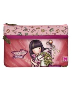 safta_estuche_escolar_gorjuss_fairground_carousel_salmón_con_bolsillo_delantero_y_cremallera_(23