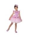 Rubies Disfraz Infantil Barbie Ballerina Talla L 7-8 Años Con Vestido, Tutú, Diadema y Chocker