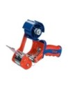 Tesa Dispensador de Cinta de Embalaje Comfort Modelo 06400 Ancho 50 mm Azul y Rojo