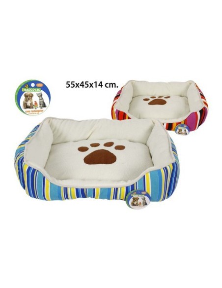 Cuna animales rectangular, mct mascotas, 55x45x14cm.
