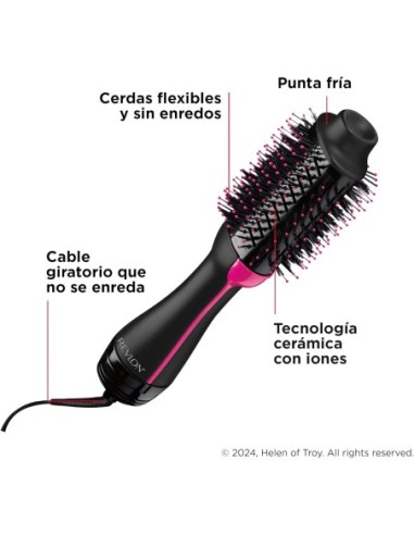REVLON Pro Collection Salon One-Step Cepillo Secador Y Voluminizador Iónico 800W - Kiwiku