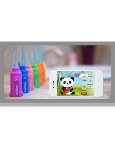 Cepillo de dientes Rainbow bluetooth para niños con app gratuita Verde VG/VGTRB-GR kiwiku.com
