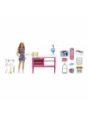 Mattel - Playset Barbie Buddys Cafe Muñeca Malibú Con Pastelería
