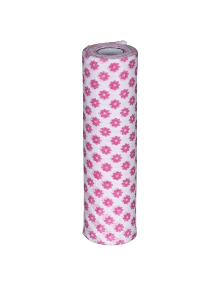 Paño De Cocina Multisurface VILEDA Light amp Soft En Rollo 40 Piezas Blanco Con Flores - Kiwiku