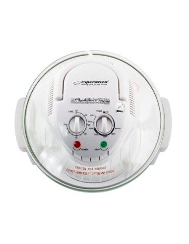 Cocedor A Vapor Eléctrico ESPERANZA EKO003 12 L 1400W Blanco - Kiwiku