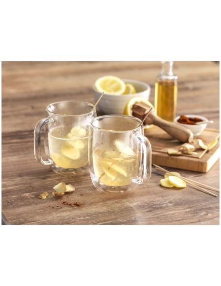 ZWILLING Sorrento Plus Vaso Para Café Transparente 2 Piezas 355 Ml - Kiwiku