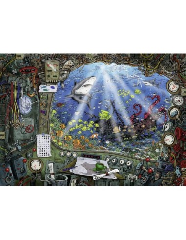 Puzzle Ravensburger Escape Room Submarino 759 Piezas Para Adultos - Kiwiku  