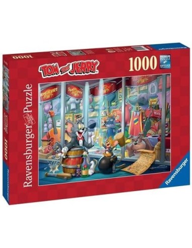 Puzzle Ravensburger Tom &amp; Jerry Hall Of Fame 1000 Piezas - Calidad Premium  