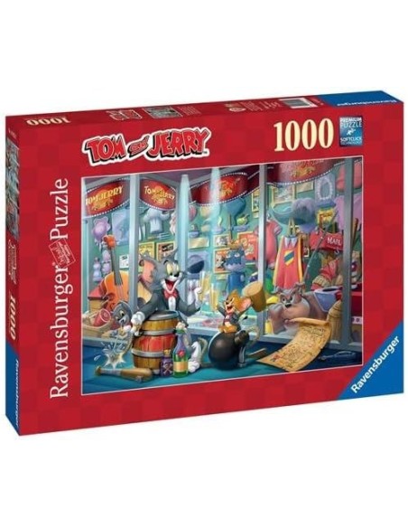 Puzzle Ravensburger Tom &amp; Jerry Hall Of Fame 1000 Piezas - Calidad Premium  
