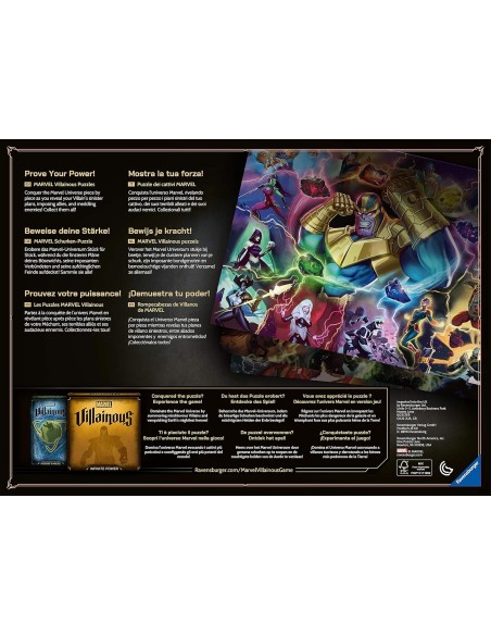 Puzzle Ravensburger Villainous: Ultron 1000 Piezas | Alta Calidad y Diseño Marvel