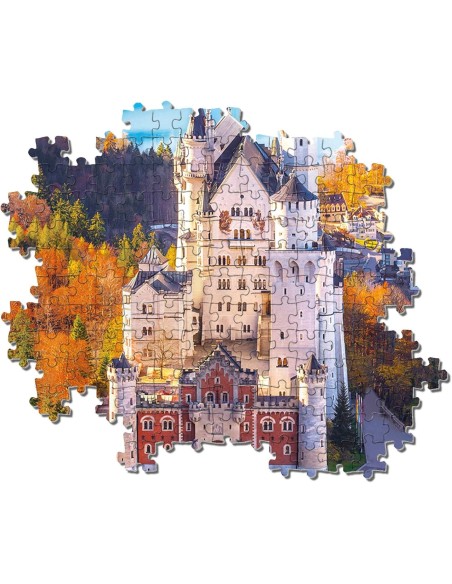 Puzzle 1000 Piezas CLEMENTONI Castillo De Neuschwanstein Para Adultos - Calidad Italiana