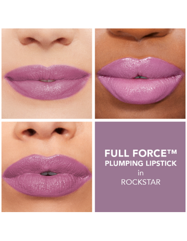 Buxom Full Force Plumping Lipstick Rockstar 3.5gr - Labial Voluminizador en Kiwiku