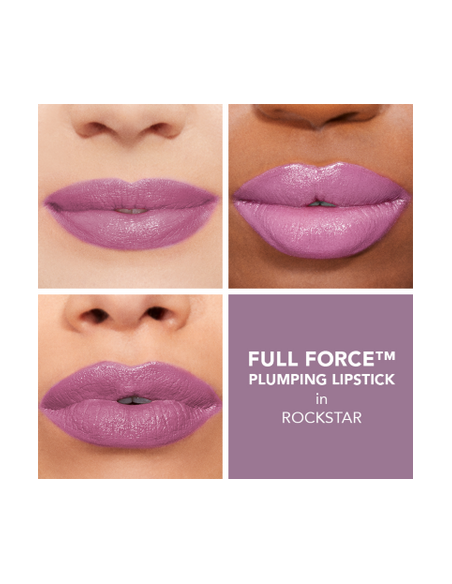 Buxom Full Force Plumping Lipstick Rockstar 3.5gr - Labial Voluminizador en Kiwiku