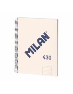 milan_libreta_con_espiral_a4_80h_papel_95gr_pautado_1_línea_7mm_serie_1918_beige_8411574104834_oferta