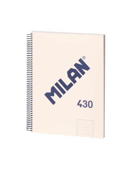 milan_libreta_con_espiral_a4_80h_papel_95gr_pautado_1_línea_7mm_serie_1918_beige_8411574104834_oferta