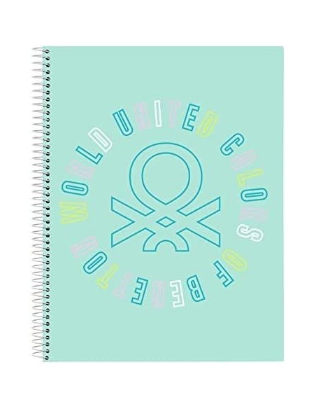 safta_libreta_de_anillas_benetton_world_menta_a4_con_tapas_duras_y_separadores_8412688458059_oferta