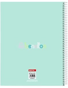 safta_libreta_de_anillas_benetton_world_menta_a4_con_tapas_duras_y_separadores_8412688458059_oferta 2