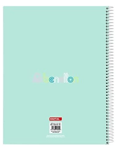 safta_libreta_de_anillas_benetton_world_menta_a4_con_tapas_duras_y_separadores_8412688458059_promocion
