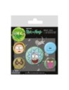 Pyramid International Set de Chapas Rick & Morty Caras