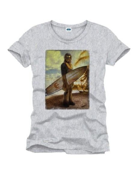 Camiseta star wars chewbacca surf xl
