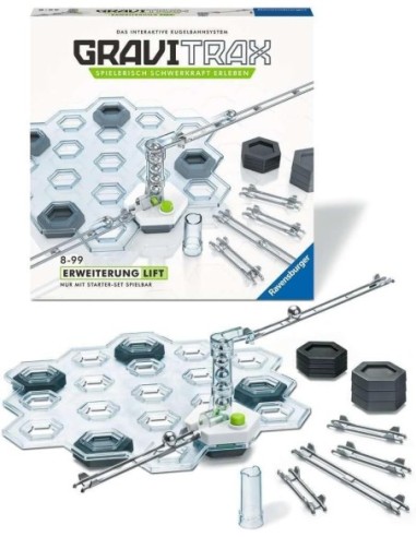 RAVENSBURGER GraviTrax Set De Extensión Lift Con 7 Bolas - Compatible Con Todos Los Sets