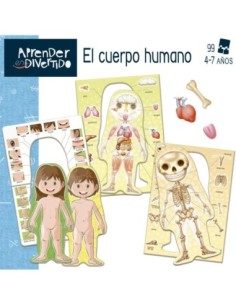 Compra EDUCA BORRAS Juego El Cuerpo Humano 18701 - Aprende Las Partes Del Cuerpo En Kiwiku  